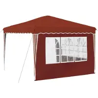 vidaXL Pop-up Partyzelt 288 x 288 x 245 cm Terrakotta Oxford-Stoff