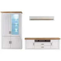 MCA Wohnwand Anbauwand II Brixen | Landhaus modern | Pinie Aurelio / Grandson Oak | 3-teilig