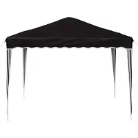 vidaXL Pop-up Partyzelt 288 x 288 x 245 cm Schwarz Oxford-Stoff