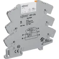 Wago 857-314 Relaismodul,Eingangsnennspannung DC 24 V,1 Wechsler,grau 857314