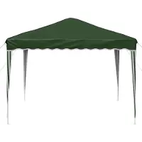 vidaXL Pop-up Partyzelt 288 x 288 x 245 cm Grün Oxford-Stoff