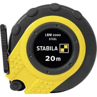 Stabila Kapselbandmaß 20 m metrische Skala Stahlband LBM 2000 STEEL