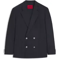 HUGO Modern-Fit Popeline-Blazer aus Woll-Mix Grösse 54