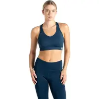 Dare 2b React Sport-bh Mittlerer Halt Blau M Frau Blau M