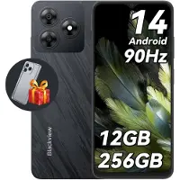 Blackview Wave 8 AI Handy Ohne Vertrag, Dual SIM, 6,56" HD+ IPS Display, 12GB RAM+256GB ROM, Octa-Core, 5000mAh, 13MP+8MP, Face ID,1080P FHD