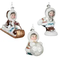 Décoris Eskimo Glas L9b8,8h12,2 cm a3 (mix)