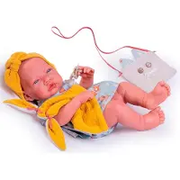 MuÑecas Antonio Juan Neugeborenen-puppe Frühling Mit Tasche Orange Orange One Size