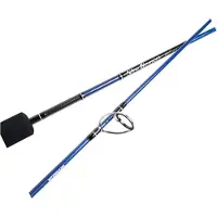 Mustad Slow Bouncer Baitcaster Slow Jigging Rute Silber 1.94 m / 500 g Silber 1.94 m