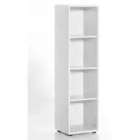 Proregal Möbelpartner Aktenregal Tiger | Large | HxBxT 147x40x34 cm | Weiß von