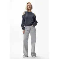 Catwalk junkie Sweater With Cut Out Carbon Größe: 34 | Pullover Outlet | Damen | Weiß