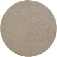 KADIMA DESIGN Teppich Waschbar Uni Elegant Strapazierfähig Schlafzimmer Flur Rund Beige 120x120 cm OEKO-TEX Schadstoffgeprüft – CIMA von