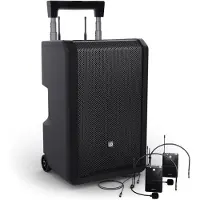 LD Systems ANNY 10 BPH 2 B6 - 10" Mobiler Bluetooth PA-Lautsprecher mit Akku, Mixer