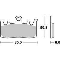 SBS Scooterbelag 239MS (Satz pro Scheibe) Maxi Sinter