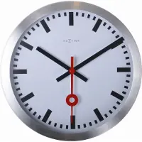 Nextime Small Station Stripe Wanduhr, 3998st