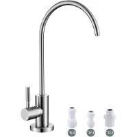 Markenlos Trinkwasserhahn mit bleifreiem Wasserfilter, Umkehrosmose-Wasserhahn für Küche, Bar, Spüle