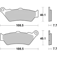 SBS Scooterbelag 176MS (Satz pro Scheibe) Maxi Sinter