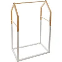 OEM Holz Kleiderschrank in Wohnform - Weiss - 1 Stück - Eichenholz - 60x37x100 cm