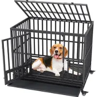 OEM Hundebett - 65×95×81 cm - Hundebank - Mit Rädern