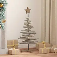 Prolenta Maison Exclusive - Weihnachtsbaum Braun 90 cm Massivholz Teak