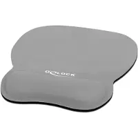 DeLOCK Ergonomische Mausmatte mit Handballenauflage, grau Grau