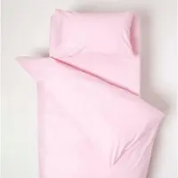 Homescapes Kinderbettwäsche, rosa, 100% Baumwolle Fadendichte 200