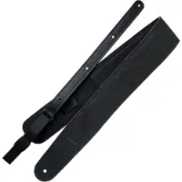 Richter Luxury Gitarrengurt Bullneck Wild Black - Gitarrengurt