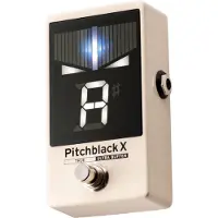 Korg Pitchblack X Chromatisches Pedal-Stimmgerät Cream