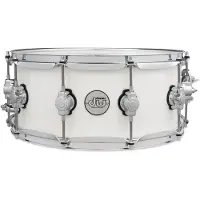 DW Drum Workshop DW Design Series 14" x 6" Snare Drum weißer Glanz