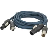 DAP FP-16 Hybrid Cable - powerCON TRUE1 & 5-pin XLR IP - DMX / Power 6 m