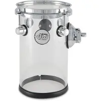DW Drums DW Design 6" x 10" Rata Tom Acryl klar