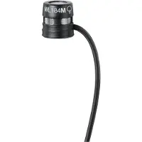 Shure Lavaliermikrofon WL184M mit TA4F-Anschluss schwarz WL184MB/S-TQG
