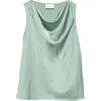 Comma Schweres Satin-Wasserfall-Top
