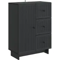 vidaXL Sideboard Schwarz 66 x 34,5 x 90 cm Holzwerkstoff
