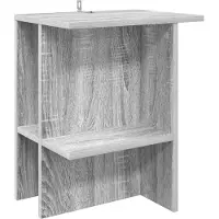 vidaXL Couchtisch 2 stk. Sonoma-Grau 40 x 30 x 49 cm Holzwerkstoff