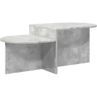 vidaXL Couchtisch Betongrau 100 x 50 x 40 cm Holzwerkstoff
