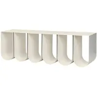 Kristina Dam Studio - Curved Wandregal, beige
