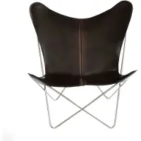 OX Denmarq TRIFOLIUM Chair - Premiumsessel Edelstahl Mocca