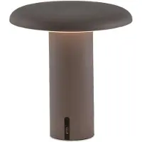 Artemide Takku LED-Tischleuchte mit Akku-Grau