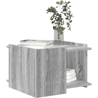 vidaXL Couchtisch Sonoma-Grau 50,5 x 50 x 33 cm Holzwerkstoff