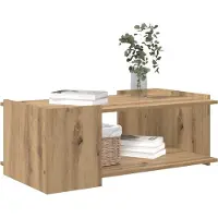 vidaXL Couchtisch Artisan-Eiche 90 x 50 x 33 cm Holzwerkstoff