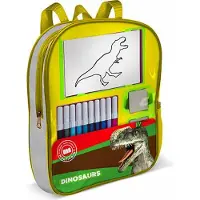Sonstige Verlage Dinosaurier Stempel-Kreativset mit Markern und Aufklebern