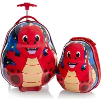 Heys Travel Tots Set Koffer & Kinder Rucksack, Dinosaur, Kindergartenrucksack