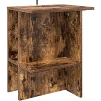vidaXL Couchtisch 2 stk. Räuchereiche 40 x 30 x 49 cm Holzwerkstoff