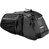 Bolt Wasserdichte Fahrradtasche Schwarz - Multifunktionale Schultertasche mit Reflektoren & mehreren Fächern - Oxford Material - Bike Bag