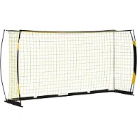 Bolt Pop-Up Fußballtor Set mit Zubehör - Tragbares Fußball Trainingsnetz für Garten & Outdoor - 2 Tore mit Bällen, Hütchen & Tragetasche