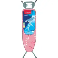Vileda Viva Express Smart, Bügelbrett in Originalgröße, Mehrfarbig, Muster, Metall, 114 x 34 mm, 95 cm