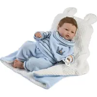MuÑecas Guca Iñaki Baby Reborn Mit Natürlichem Haar