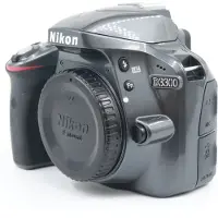 Nikon D3300 Schwarz + AF-P 18-55VR Digitale Spiegelreflexkamera mit Objektiv