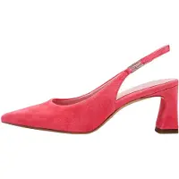 Tamaris Damen Pumps Leder Logo Schnalle1-29624-46, Größe:41 EU, Farbe:Pink
