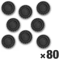 Defender 866 XPF 80 - 80er Set Anti-Rutsch Füße 27mm XPRESS